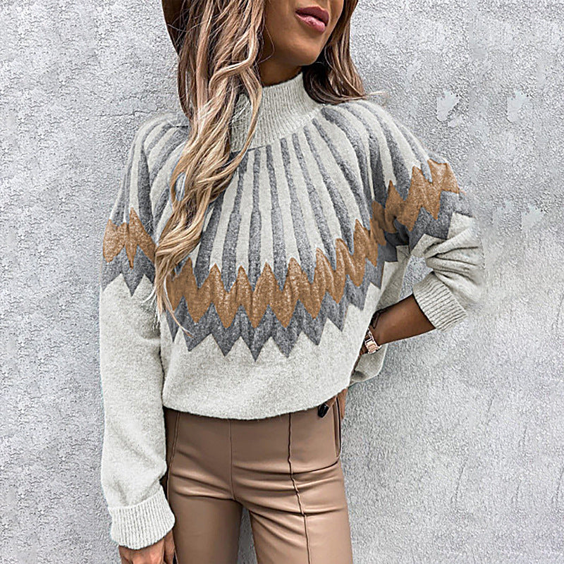 Long Sleeve Loose Casual Knit Sweater