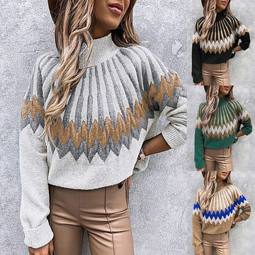 Long Sleeve Loose Casual Knit Sweater